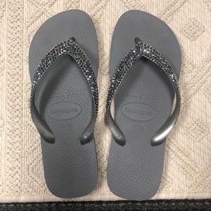 Brand New Lori Jack Havaianas crystal